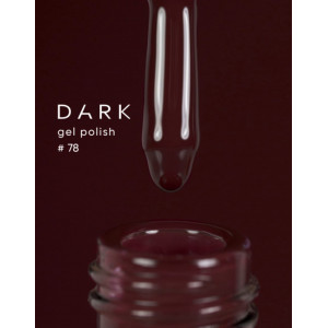 Dark gel polish 78, 6 ml